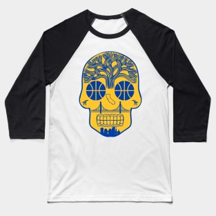 Golden State Sugar Skull Baseball T-Shirt